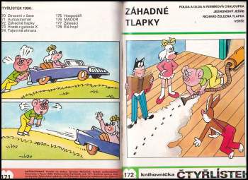 Ljuba Štíplová: 9X ČTYŘLÍSTEK z roku 1990 - Ztraceni v čase - Čtyřlístek 170 + Autoautomat - Čtyřlístek 171 + Záhadné tlapky - Čtyřlístek 172 + Hosté z galaxie X + Tajemství almary - Čtyřlístek 174 + Hospodáři - Čtyřlístek 175 + Mador - Čtyřlístek 176 + Zálesáci - Čtyřlístek 177 + Elá hop - Čtyřlístek 178