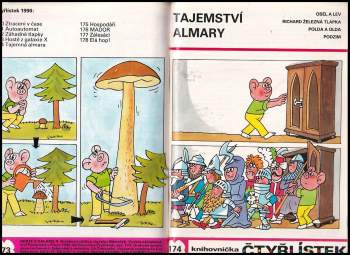 Ljuba Štíplová: 9X ČTYŘLÍSTEK z roku 1990 - Ztraceni v čase - Čtyřlístek 170 + Autoautomat - Čtyřlístek 171 + Záhadné tlapky - Čtyřlístek 172 + Hosté z galaxie X + Tajemství almary - Čtyřlístek 174 + Hospodáři - Čtyřlístek 175 + Mador - Čtyřlístek 176 + Zálesáci - Čtyřlístek 177 + Elá hop - Čtyřlístek 178