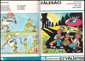 Ljuba Štíplová: 9X ČTYŘLÍSTEK z roku 1990 - Ztraceni v čase - Čtyřlístek 170 + Autoautomat - Čtyřlístek 171 + Záhadné tlapky - Čtyřlístek 172 + Hosté z galaxie X + Tajemství almary - Čtyřlístek 174 + Hospodáři - Čtyřlístek 175 + Mador - Čtyřlístek 176 + Zálesáci - Čtyřlístek 177 + Elá hop - Čtyřlístek 178
