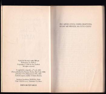 Sue Grafton: A-- jako alibi