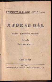 Anna Poštolková: A jde se dál