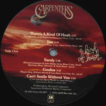 Carpenters: A Kind Of Hush