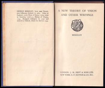 George Berkeley: A New Theory of Vision and Other Writings