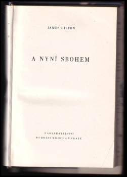 James Hilton: A nyní sbohem