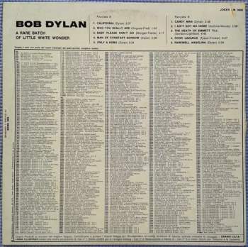 Bob Dylan: A Rare Batch Of Little White Wonder