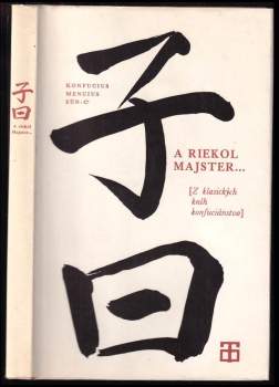 Konfucius: A riekol majster