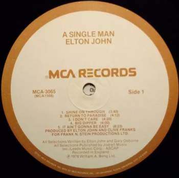 Elton John: A Single Man