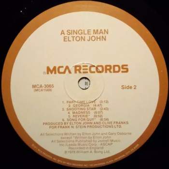 Elton John: A Single Man