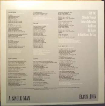 Elton John: A Single Man
