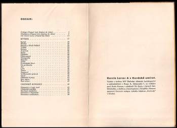 Federico García Lorca: A v Kordobě umírat--