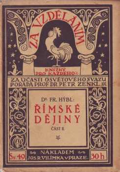 František Hýbl: Římské dějiny