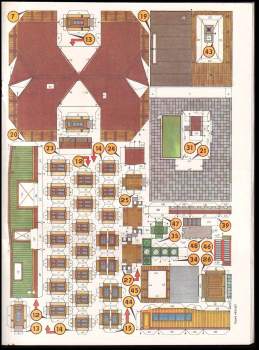 ABC Déčko Vystřihovací modely Staveb do modelového kolejiště velikosti T T a N