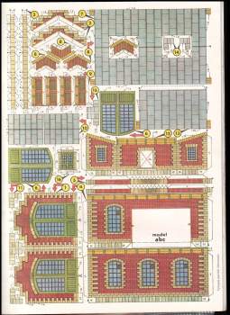 ABC Déčko Vystřihovací modely Staveb do modelového kolejiště velikosti T T a N