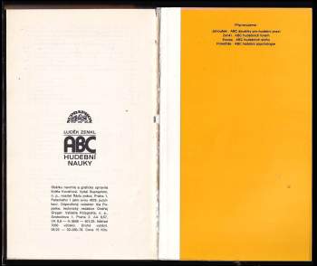 Luděk Zenkl: ABC hudební nauky
