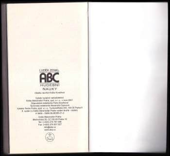 Luděk Zenkl: ABC hudební nauky