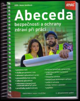 Anna Janáková: Abeceda bezpečnosti a ochrany zdraví při práci