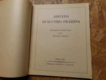 Alexandra Urbanová: Abeceda duševního prázdna