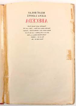 Miloš Holas: Abeceda
