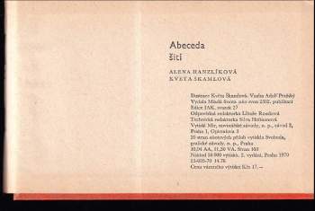 Alena Hanzlíková: Abeceda šití