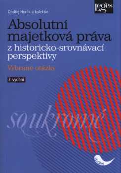 Absolutní majetková práva z historicko-srovnávací perspektivy