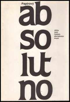 Petr Bergmann: Absolutno
