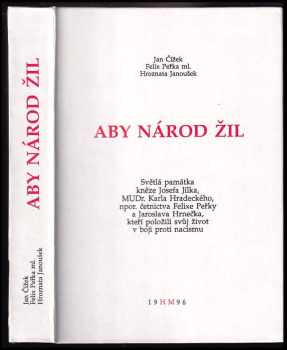 Jan Čížek: Aby národ žil