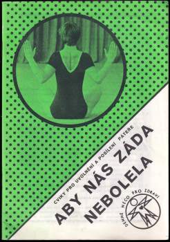 Aby nás záda nebolela