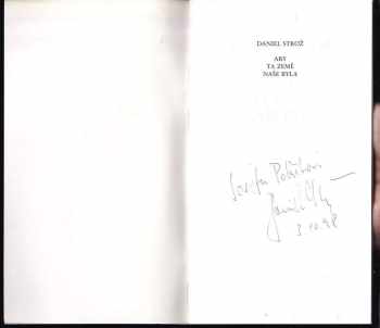 Daniel Strož: Aby ta země naše byla