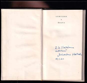 Miroslav Holub: Achilles a želva