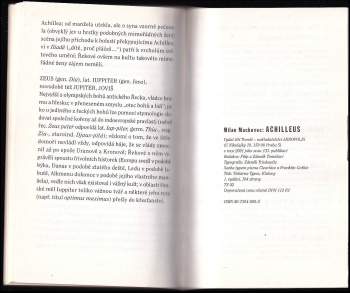 Milan Machovec: Achilleus