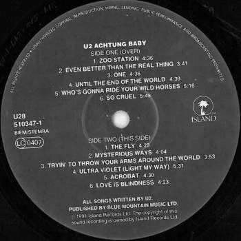 U2: Achtung Baby