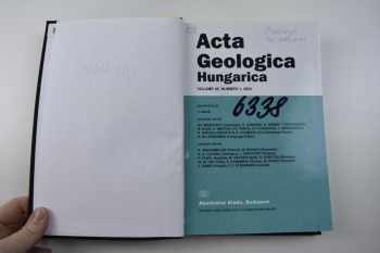 Acta Geologica Hungarica, volume  41-45