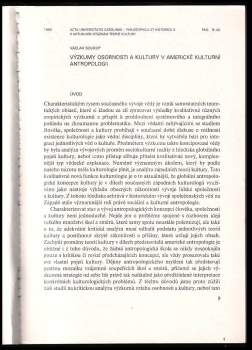 Acta Universitatis Carolinae - Philosophica et Historica 3-1990