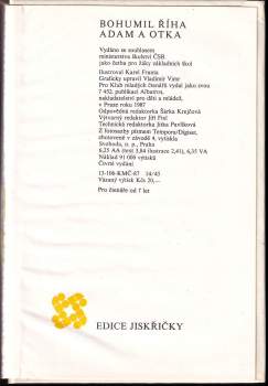 Bohumil Říha: Adam a Otka