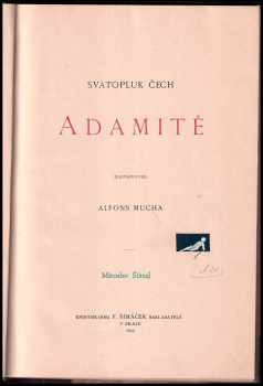Svatopluk Čech: Adamité