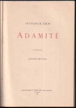 Svatopluk Čech: Adamité