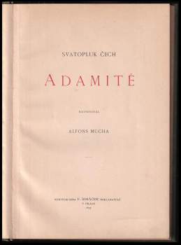 Svatopluk Čech: Adamité