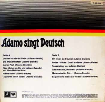Adamo: Adamo Singt Deutsch