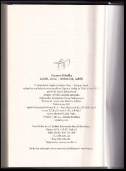 Susanna Kubelka: Adieu, Vídni - bonjour, Paříži