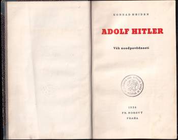 Konrad Heiden: Adolf Hitler
