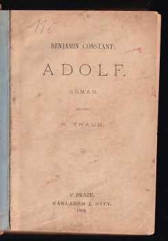 Benjamin Constant de Rebeque: Adolf