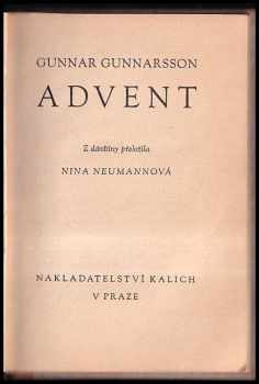 Gunnar Gunnarsson: Advent