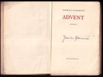 Jarmila Glazarová: Advent