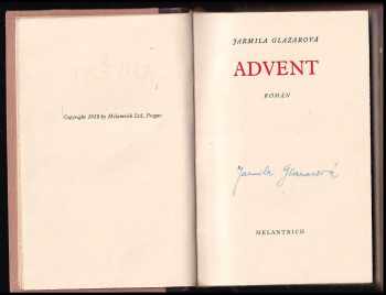 Jarmila Glazarová: Advent