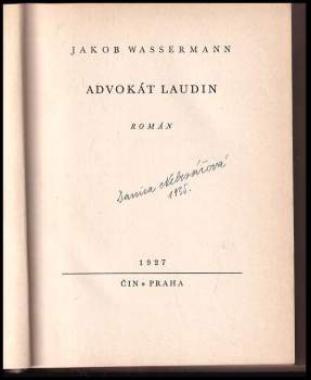 Jakob Wassermann: Advokát Laudin