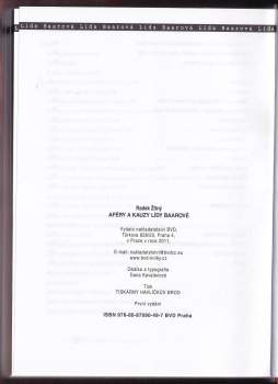 Radek Žitný: Aféry a kauzy Lídy Baarové