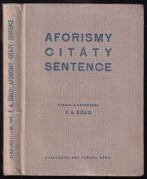 Aforismy, citáty, sentence