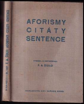 Aforismy, citáty, sentence