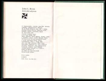 Ladislav Brom: Africká odysea