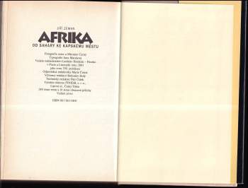 Jiří Zeman: Afrika